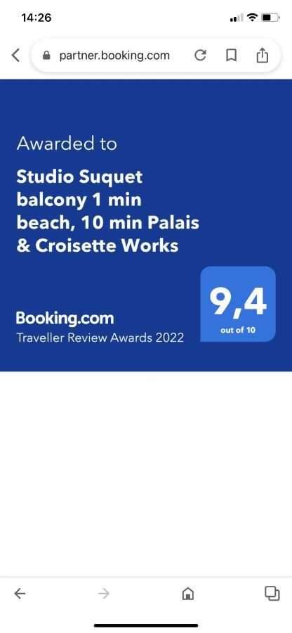Studio Suquet Balcony 1 Min Beach, 10 Min Palais & Croisette Works Cannes Buitenkant foto